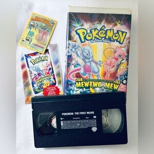 Collectible Vintage Pokémon Movie: The First Movie VHS